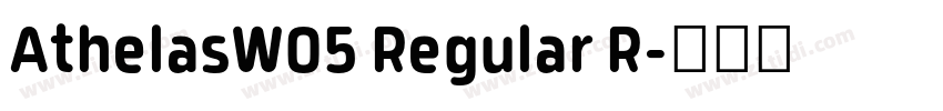 AthelasW05 Regular R字体转换